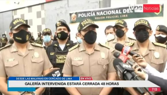 Javier Gallardo declaró sobre asignación de cargos en la PNP desde Las Malvinas. (TV Perú)