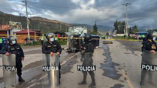 Con un muerto, cinco detenidos y una agente de la PNP herida terminó primer día de paro en Junín