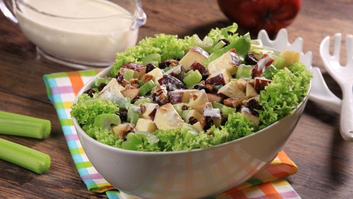 Ensalada waldorf. (Foto: Kiwilimón)