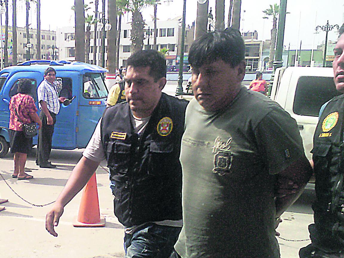 Acusado de violación será encerrado en el penal de Chincha