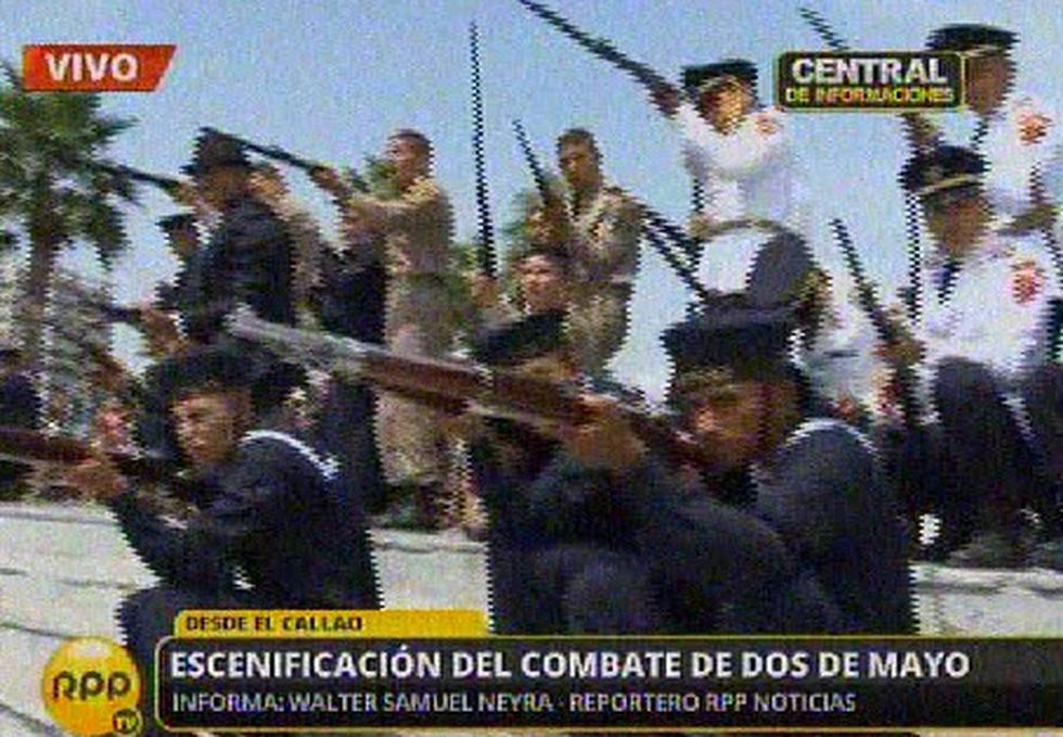 Escenifican por primera vez el Combate de 2 de Mayo de 1866 (VIDEO)