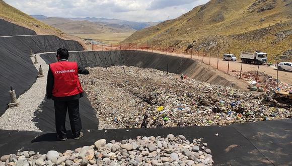 Contraloría General advierte mal manejo de basura en celda de Huanuyo
