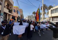 Con protesta pobladores exigen la vacancia del alcalde provincial de Tacna Julio Medina