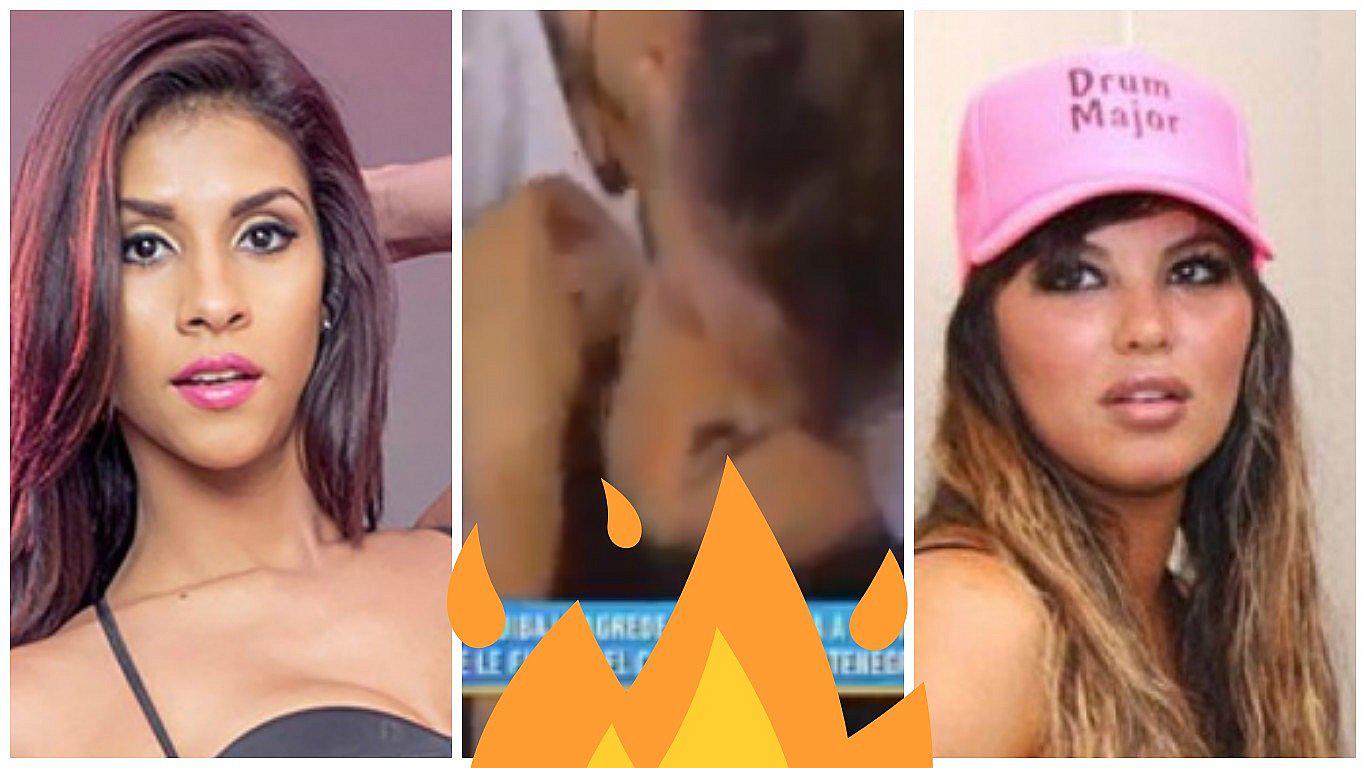 Angie Jibaja atacó con botella a Ambar Montenegro por besar a su novio (VIDEO)