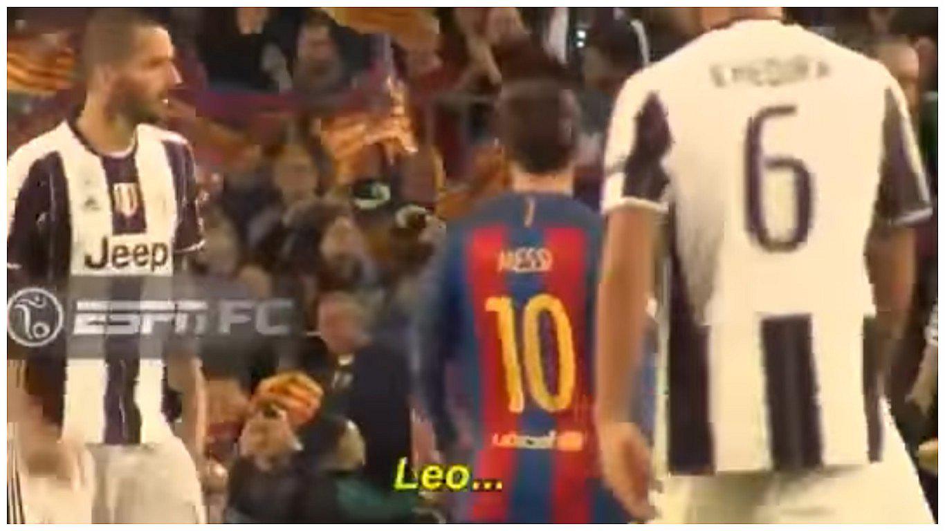 Jugadores de Juventus protagonizan incidente por la camiseta de Lionel Messi [VIDEO]