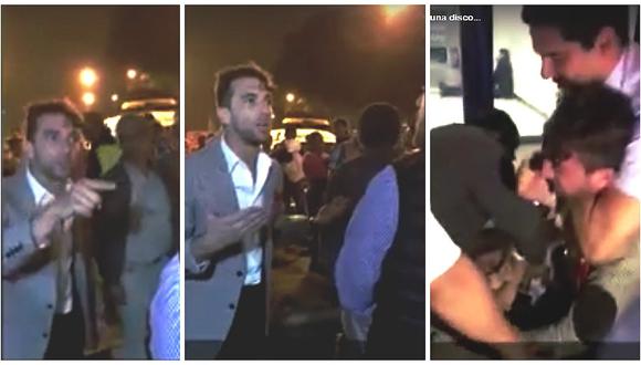 Antonio Pavón protagoniza vergonzosa pelea afuera de una discoteca en Barranco (VIDEO)