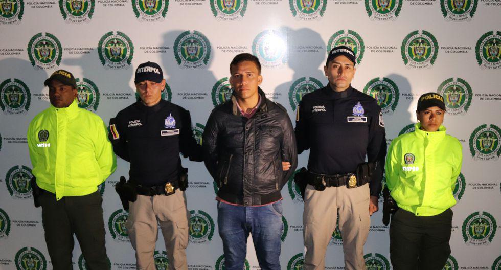 Freddy Xavier Romero Sulbarán, conocido como ‘Machelo’, fue detenido el domingo 8 de diciembre. Para la PNP era el líder de la banda que cometió el doble crimen. (Foto: Interpol Colombia)