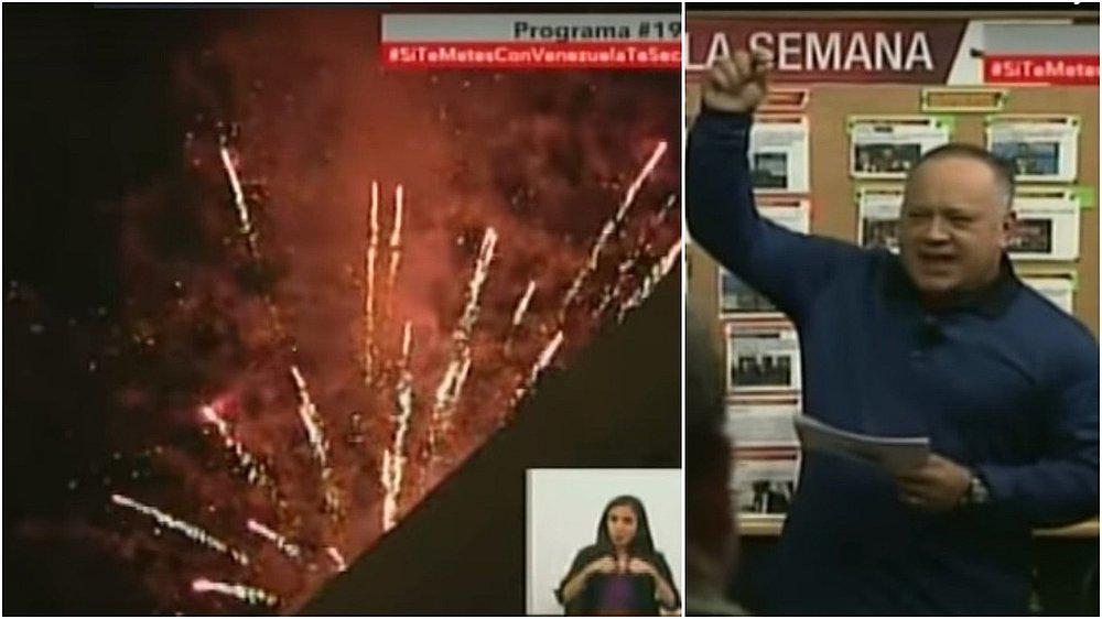 Chavismo celebró con fuegos artificiales renuncia de Pedro Pablo Kuczynski (VIDEO)