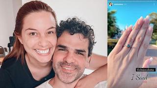 Natalia Salas y Sergio Coloma se comprometieron en Estados Unidos (VIDEO)