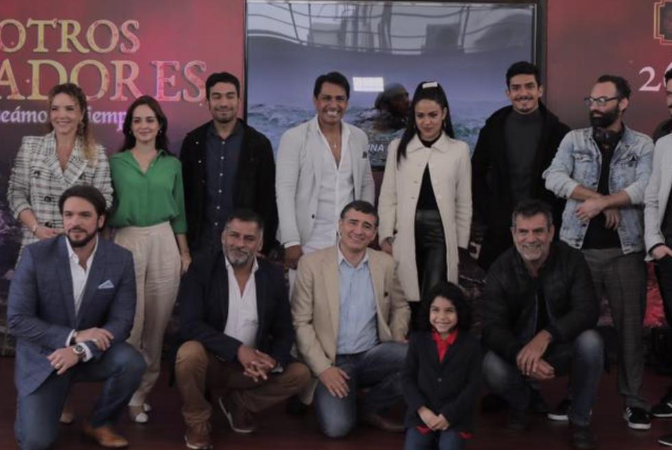 Como antesala del estreno de la nueva serie peruana, el elenco de la producción de Latina se reunió en conferencia de prensa y se anunció que “Los otros libertadores” podrá ser visto todos los domingos a las 7:00 p.m. (Foto: Leandro Britto / @photo.gec).