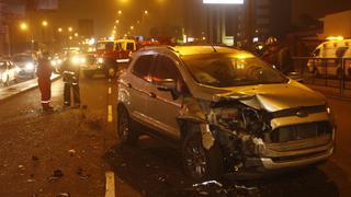 Exceso de velocidad causó accidente en la avenida Javier Prado