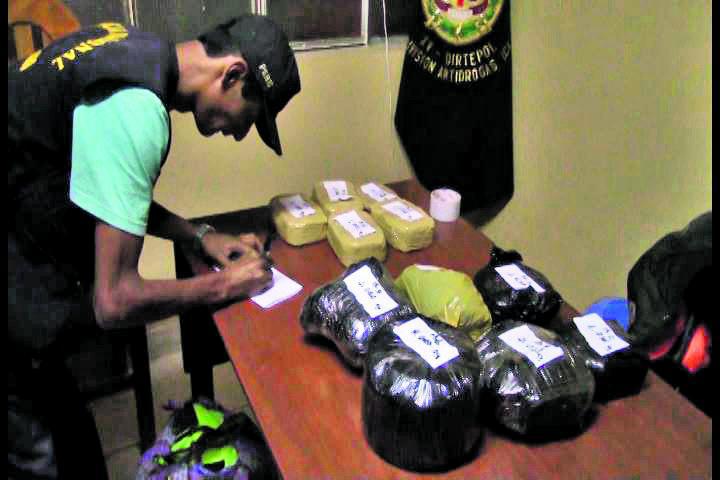 PNP incauta 21 kilos de alcaloide de cocaína