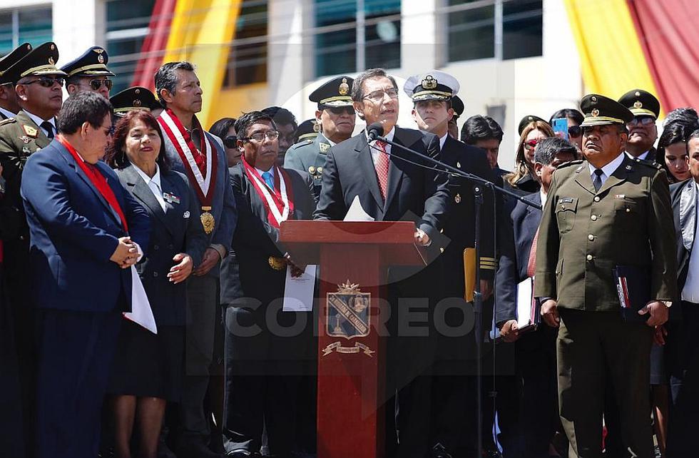 ​Presidente Vizcarra: "No nos van a doblegar, estamos del lado del pueblo" (FOTOS y VIDEO)