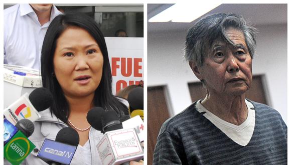 Fiscalía confirmó archivamiento a Keiko Fujimori y su padre Alberto Fujimori. (Fotos: Archivo El Comercio)