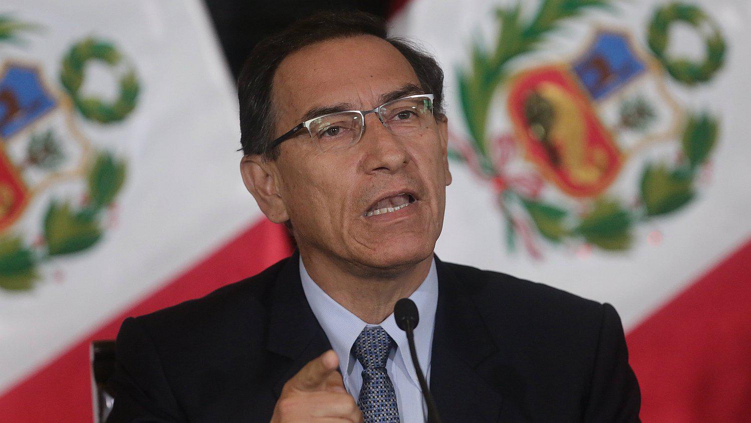 Presidente Martín Vizcarra descarta golpe de Estado: "Somos respetuosos de la Constitución"