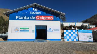 EsSalud inaugura nueva planta de oxígeno en el Hospital II Huancavelica 