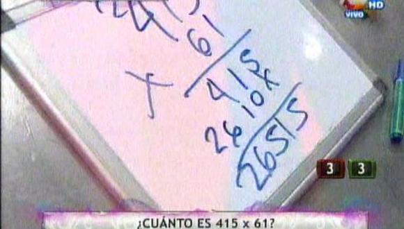 Alejandra Baigorria pasó vergüenza por no saber multiplicar