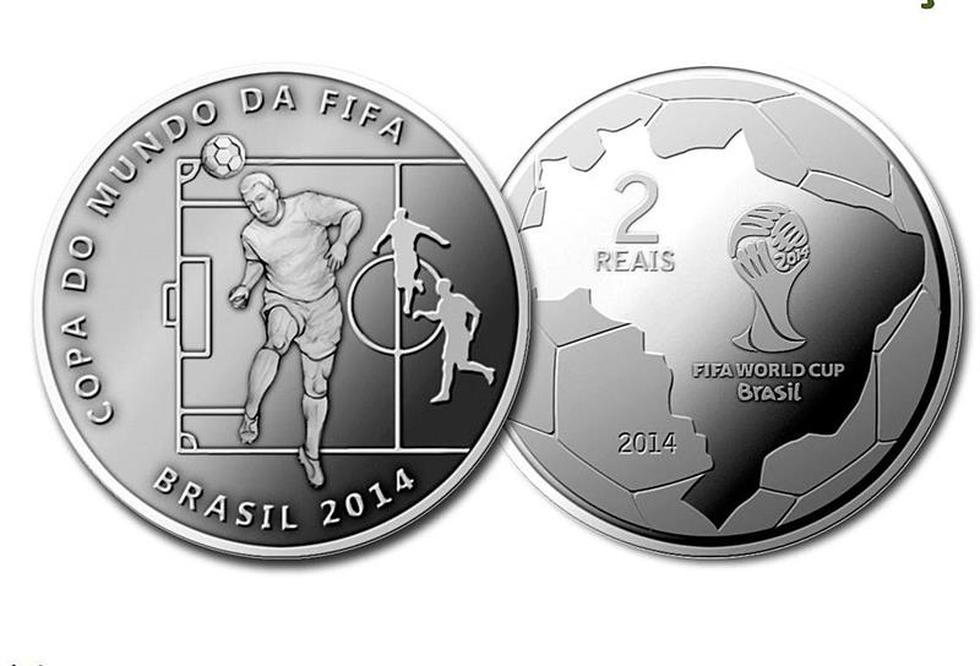 Mundial 2014: Brasil acuña una serie de monedas conmemorativas (FOTOS)