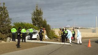 Varón pierde la vida tras despistarse en vía a la playa