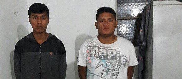 Moche: Detienen a dos hombres por robo agravado (VIDEO)