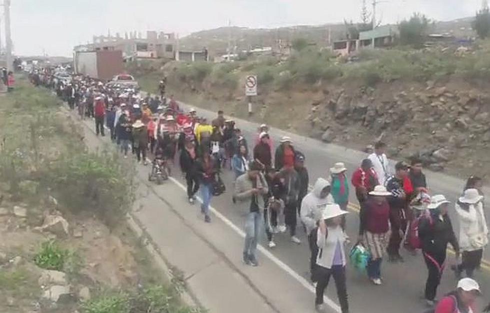 ​Tránsito restringido en calles de Arequipa, debido a protesta