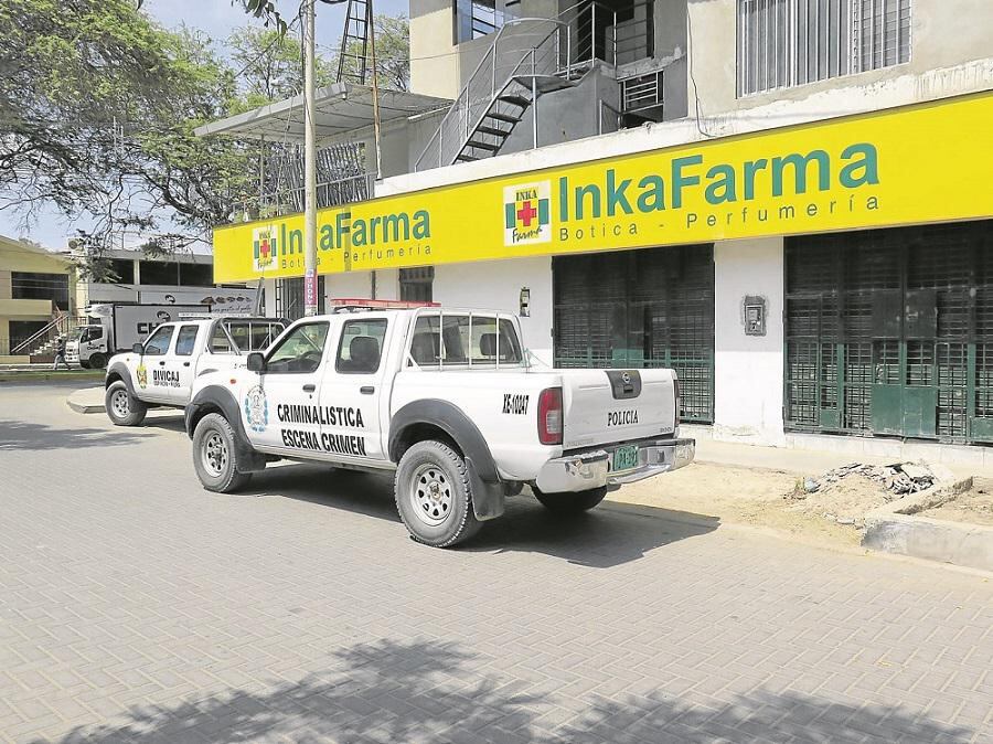Hampones asaltaron Inkafarma a plena luz del día
