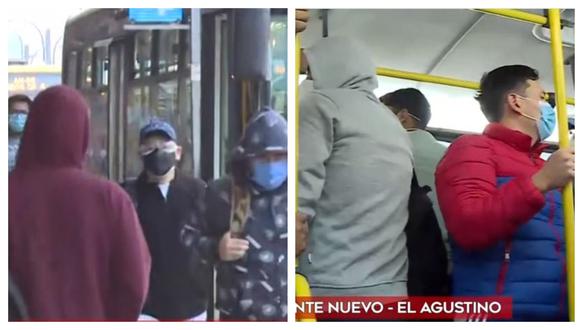 Varias de las personas que usan estos medios de transporte indicaron que este lunes comprarían el protector facial debido a que recién se enteraron de la disposición del Gobierno. (Video: América Noticias)