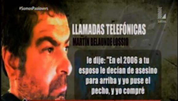 Martín Belaunde Lossio se comunicó con Nadine Heredia cuando estaba prófugo en Bolivia