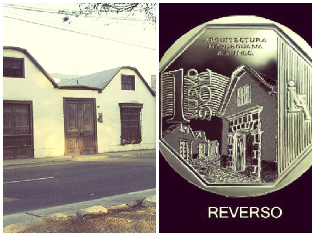 BCR: critican uso de techo mojinete para representar a Moquegua en moneda de S/.1