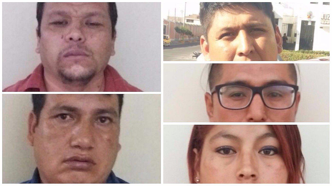 Policía detiene a cinco integrantes de la banda Los raqueteros de Paucarpata