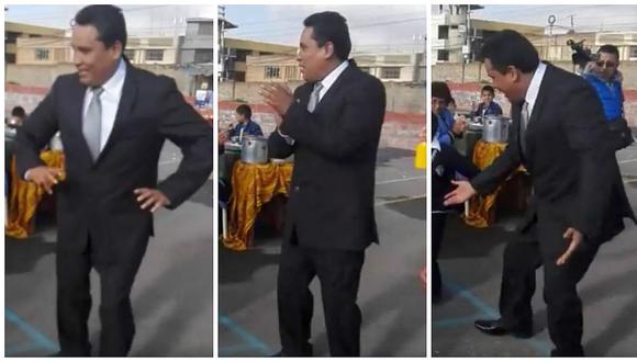 Junín: Comiendo combinado y bailando saya gobernador regional celebra su cumpleaños (VIDEO)