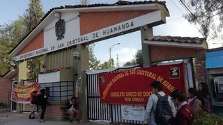 Ayacucho: Nueva paralización en la Unsch por huelga de docentes