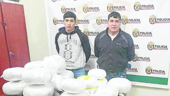 Policía incauta más de 25 kilos de marihuana y 16 kilos de cocaína