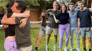 “!La mejor sorpresa del mundo!”: ‘Tío Lenguado’ se reencuentra con su hija por el Día del Padre (FOTOS)