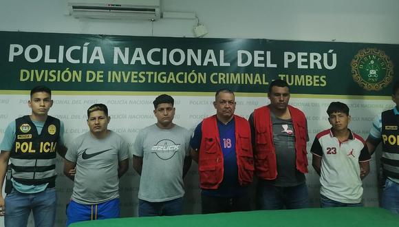 Según la Policía Nacional del Perú (PNP), los intervenidos serían presuntos integrantes de la banda delictiva “Los Diabólicos de la Curva”