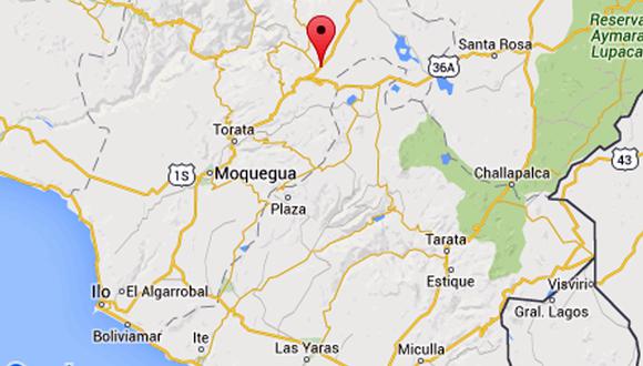 Moquegua: Sismo de 4 grados se registró en el distrito de Calacoa