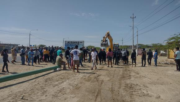 Un grupo de pobladores se niegan a instalación de tuberías en Chusís