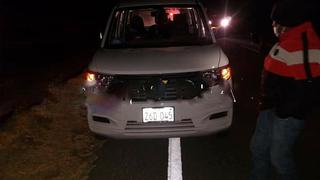 Vehículo atropelló y mató a una mujer en Azángaro 