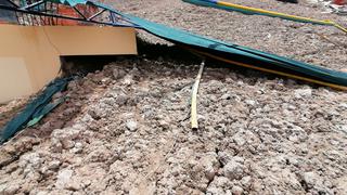 Arequipa: inicial de Urasqui sepultado por huaico, con riesgo de no empezar labores