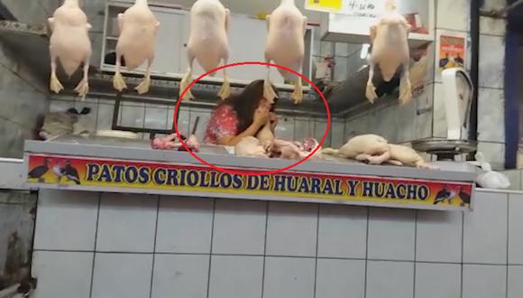Patos inflados se venden en conocido mercado del Callao (VIDEO)