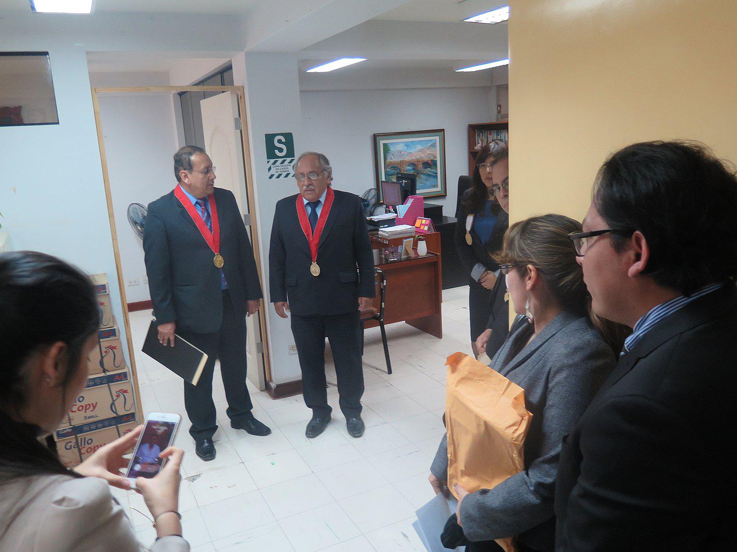 Fiscales supremos supervisan trabajo de magistrados de Huánuco y Leoncio Prado 