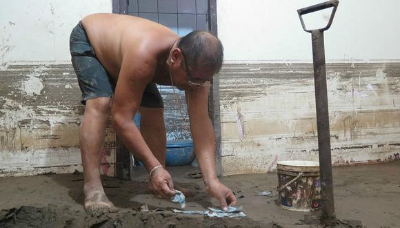 Trujillo: Poblador perdió su casa y ahorros de su vida en huaico