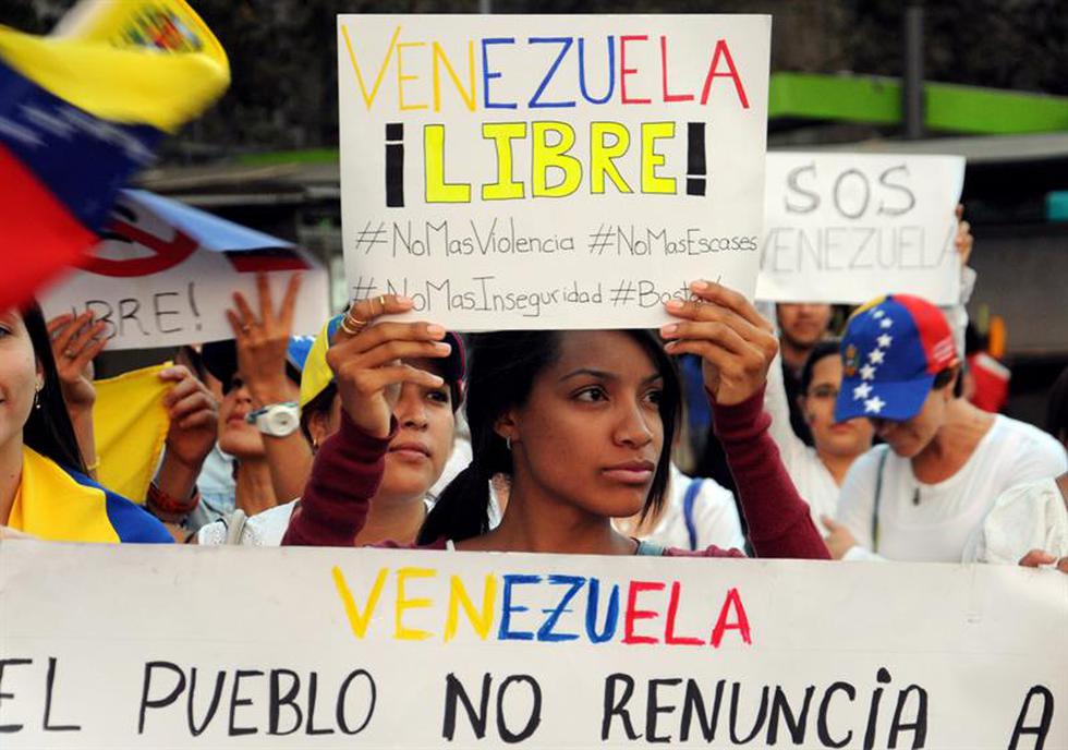 Realizan marchas en solidaridad con Venezuela (FOTOS)