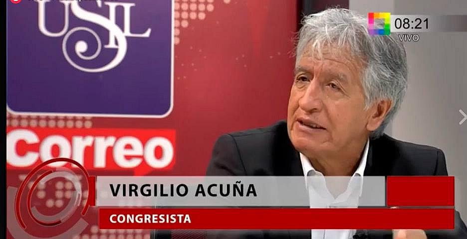 Virgilio Acuña: "Me gusta PPK porque el fujimorismo tiene negra trayectoria" 