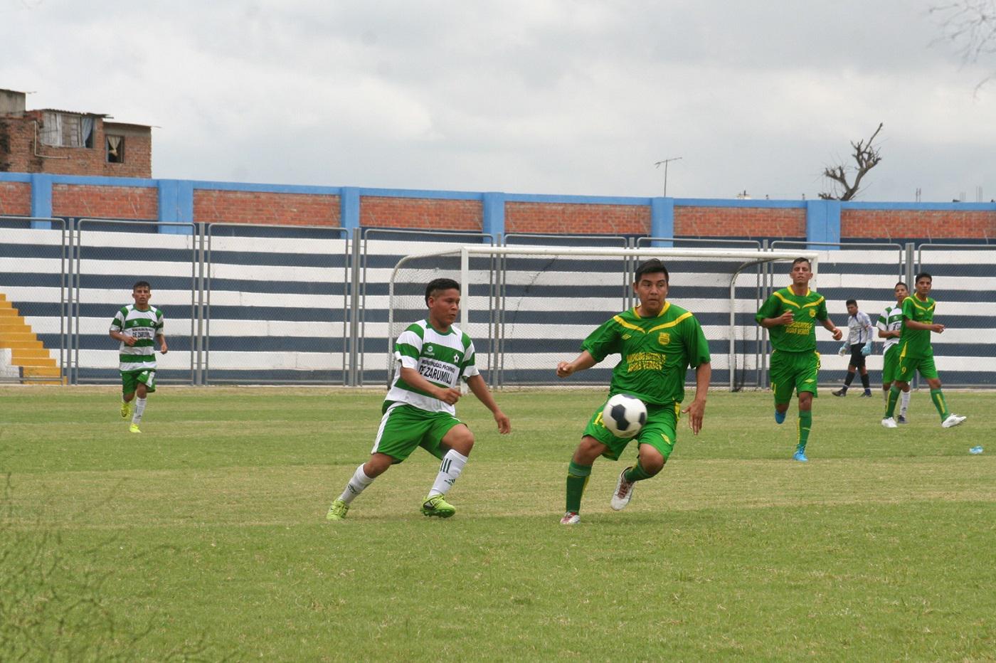 Tumbes: ​Comercial Aguas Verdes golea 6-1 a Huáscar FC por el torneo de fútbol de Zarumilla