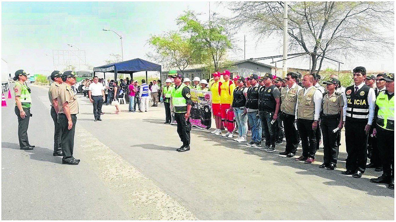 600 policías resguardan Piura por Semana Santa