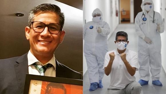 Erick Osores, periodista deportivo de América TV, venció el coronavirus, pero le detectaron otra enfermedad. (Foto: @erickosores/EsSalud).