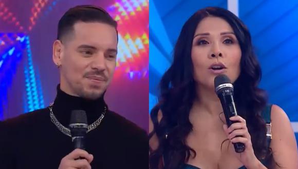 Anthony Aranda se presentó en el programa "En boca de todos", conducido por Tula Rodríguez. (Foto: Captura América TV).