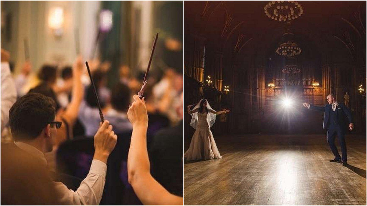 Boda inspirada en “Harry Potter” ha "encantado" a miles de usuarios en redes sociales (FOTOS)