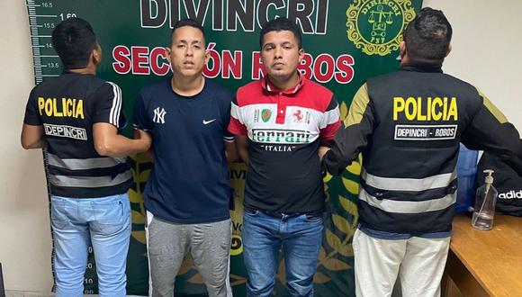 Óscar Junior Cruz Davis y Wester Joel Gómez Fernández fueron trasladados al penal de Puerto Pizarro.